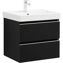 Мебель для ванной Aquanet Вега 60 см черный