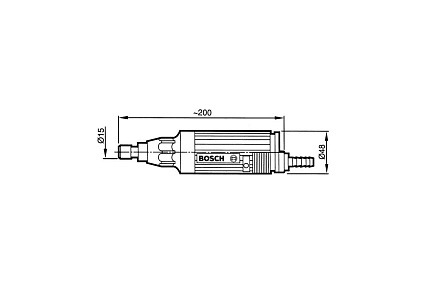 Пневматическая прямошлифовальная машина Bosch 0.607.260.101