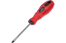 Шлицевая отвертка ЛОМ магнит, двухкомпонентная рукоятка, SL5x75 мм 1858781