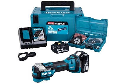 Многофункциональный аккумуляторный инструмент Makita LXT 18В, 10000-20000 об/мин DTM52RTJX1