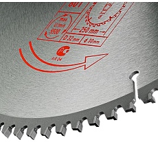 Диск пильный по ламинату 250x32/30 мм, 80 зубьев S.E.B. 306PG-2508032L