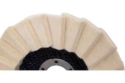 Полировальный лепестковый круг Orientcraft 125 мм, войлок 116.00-Wool
