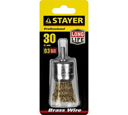 Щетка кистевая Stayer 30 мм для дрели 35113-30