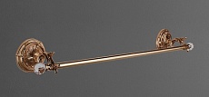 Полотенцедержатель Art&Max Barocco Crystal AM-1780-Br-C бронза 54 см