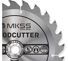 Диск пильный по дереву MKSS Toolbox Woodcutter WC1900 190x24Тх30/20 мм WC19002430