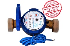 Счетчик воды ЭКО-М ЭКОМЕРА-25И холодный, одноструйный, импульсный Э-25ОХИ-160-СК