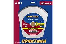 Диск алмазный по керамограниту Эксперт (200х25.4/22.2 мм) Практика 034-304