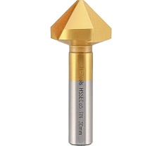 Зенковка H-Tools 90градусов 30.0мм HSSE-Co5 TiN 3z L-71мм 795300EHT