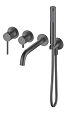 Смеситель для ванны Oliveeka Y-Line OL-889017-BGM оружейный металл