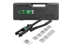 Инструмент гидравлический обжимной для кабелей Rockforce 9т, ход штока-15,5мм, сечение 10-240мм2, адаптеры-16,25,35,50,70,95,120,150,185,240мм, в кейсе RF-Y240A(56555)