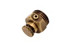 Ручной воздухоотводчик SR Rubinetterie 1/2 ретро, цвет бронза, 0327-1500Z000