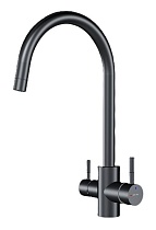 Смеситель для кухни Am.Pm X-Joy S F85B07722 с каналом, черный