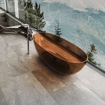 Ванна из смолы Vincea VBT-6T01BR 170x75 см янтарь