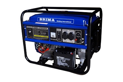 Бензиновый генератор Brima LT 8000 EB электро и ручной запуск 0009116