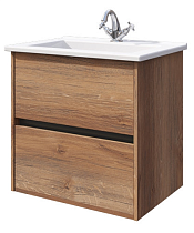 Тумба с раковиной Caprigo Seattle 65 см дуб сомеро