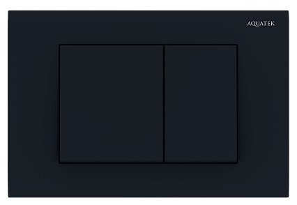 Кнопка смыва Aquatek KDI-0000012 матовый черный