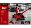 Подкатной домкрат Stayer R-22 Red force 2т, 125-320мм 43152-2