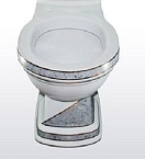 Чаша для унитаза Creavit Klasik KL310.001I0 диагональ серый
