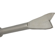 Зубило с угловым концевиком HEX 175 мм, для пневмомолотка  Cr-Mo Wiederkraft WDK-HX24125