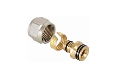 Обжимной коллекторный соединитель Valtec для м./п. трубы 16 /2,0 VTc.710.N.1604