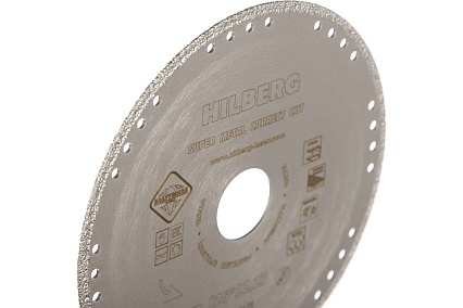 Диск алмазный отрезной по металлу Super Metal Сorrect Cut (125x22.23 мм) Hilberg 502125