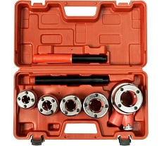 Набор трубных клуппов с адаптером (3/8-1/2-3/4-1- 1 1/4) Энкор 48481