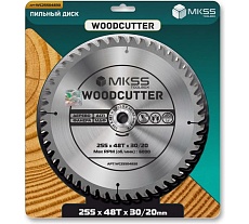 Диск пильный по дереву MKSS Toolbox Woodcutter WC2550 255x48Тх30/20 мм WC25504830