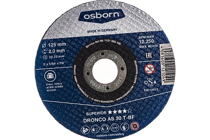 Диск отрезной по металлу Special AS30T (125x2x22.23 мм) DRONCO 1121055100