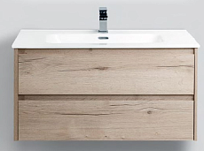 Мебель для ванной BelBagno Kraft 100 см Rovere Galifax Bianco