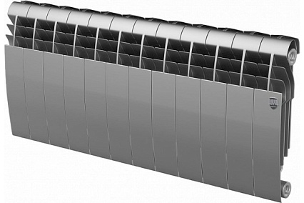 Радиатор Royal Thermo BiLiner 350/Silver Satin - 12 секций НС-1197127