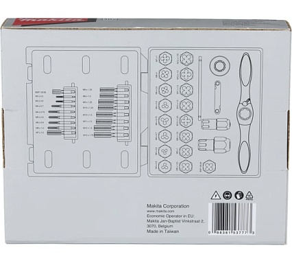 Набор плашек и метчиков Makita 40 шт. B-65838