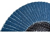 Круг лепестковый торцевой циркониевый 125 мм, р100 Vertextools 13125-100