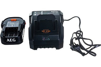 Аккумулятор (18 В; 2.0 А*ч; Li-Ion) + зарядное устройство SETL1820AL AEG 4935478072