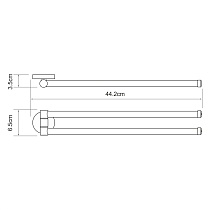 Полотенцедержатель WasserKRAFT Rhein K-6231