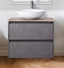 Тумба со столешницей BelBagno Kraft 60 см Pietra Grigio