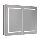 Зеркальный шкаф Aquatek 90x70 см с подсветкой, антипар, хром AQ7904-MLC