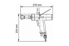 Резьбонарезная машинка DEPRAG DP040-003ZRB16 пистолетная рукоятка, М4-М14, сталь 302964A