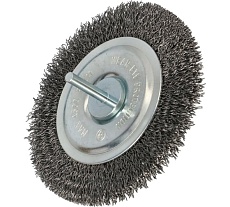 Щетка дисковая 120х20 мм, с хвостовиком, сталь Faster Tools 3495