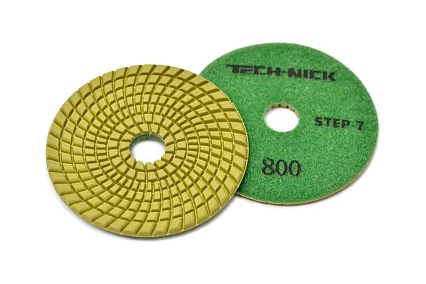 Круг алмазный гибкий шлифовальный АГШК STEP 7 (100x3.5 мм; Р800) TECH-NICK 111120010