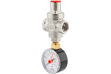 Редуктор давления PROFACTOR поршневой, c манометром 1/2&quot; PF PRV 251.15G