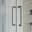Душевой уголок BelBagno MARINO-2-AH-2-120/90-C-GM 120x90 прозрачный, оружейная сталь