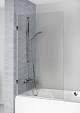 Шторка для ванны Riho Scandic M107 90 см с покрытием Riho Shield, L
