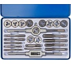 Набор метчиков и плашек SDW TOOLS 24 предметов, М5-М12, металл кейс ta00308