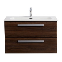 Тумба с раковиной Cezares Eco-Cer-N 80 см Орех шоколад Софт