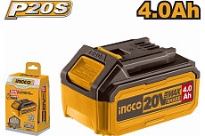 Аккумуляторная батарея Ingco SUPER INDUSTRIAL 20В/4.0Ач FBLI20021