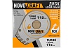 Диск алмазный отрезной по бетону TURBO (115x22.23x1.8 мм) NOVOCRAFT TUR115222318