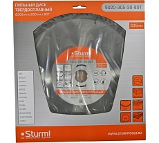 Диск пильный 305х30 мм, 80T Sturm 9020-305-30-80T