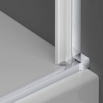 Душевой уголок Vincea Alpha VSR2-3AL6570CL 70x65 хром, прозрачное