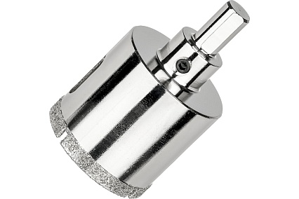 Коронка алмазная по керамограниту и керамике с центрирующим сверлом 42 мм Diamond Industrial DIDCSC042