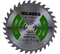 Диск пильный Industrial Дерево (300x30 мм; 32Т) Hilberg HW300